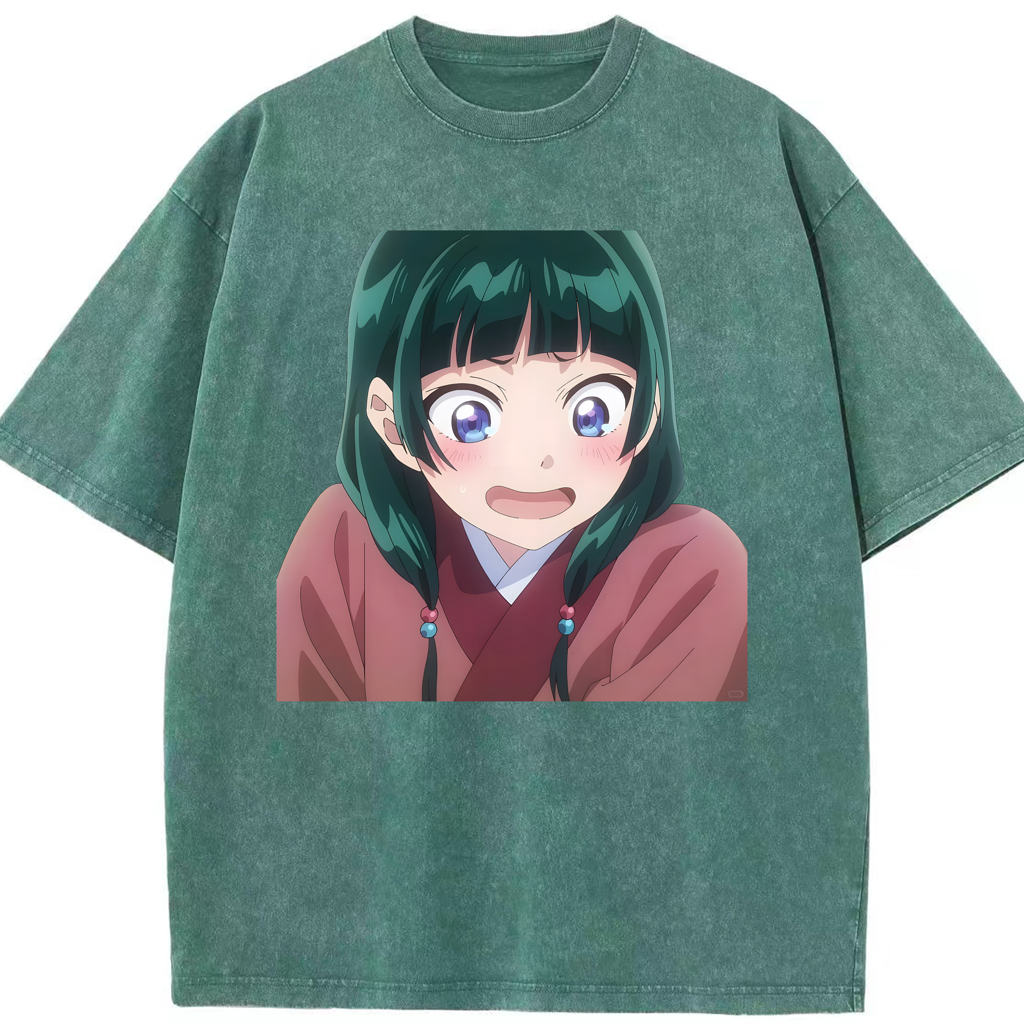（画像用） 薬屋のひとりごと The Apothecary Diaries 綿100% ヴィンテージ風 半袖Tシャツ（フロントプリント）